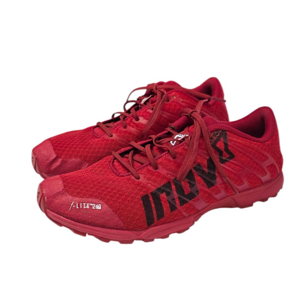 Inov-8 F-Lite 240 Running Shoes, Sneakers, Athletic, Red, Size 10